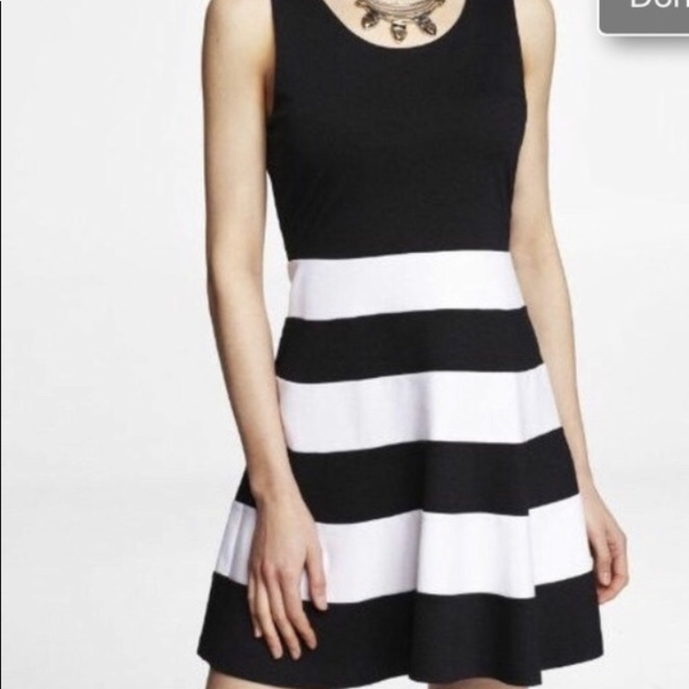 Express Fit and Flare Dress